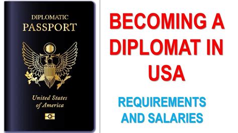 Steps To Become A Diplomat In Usa Requirements And Salaries For