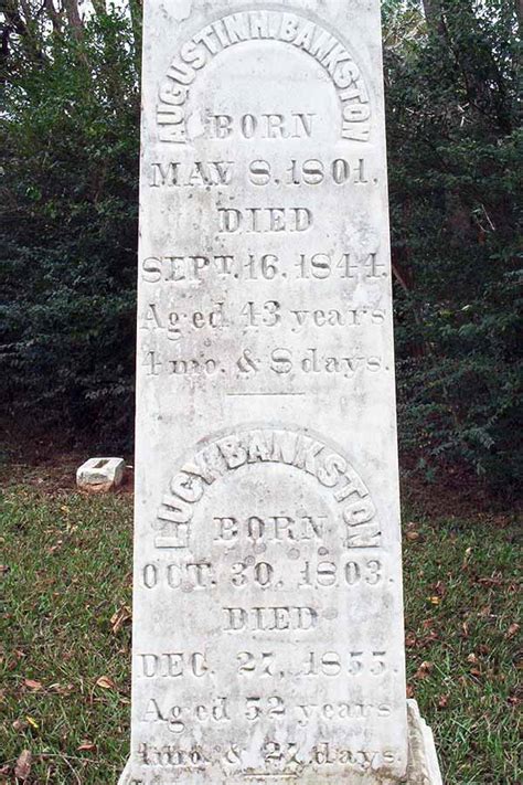 Augustin Harrison Bankston Memorial Find A Grave