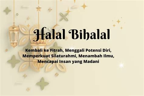 Kata Kata Spanduk Halal Bihalal Simple Kocak Cocok Untuk Acara