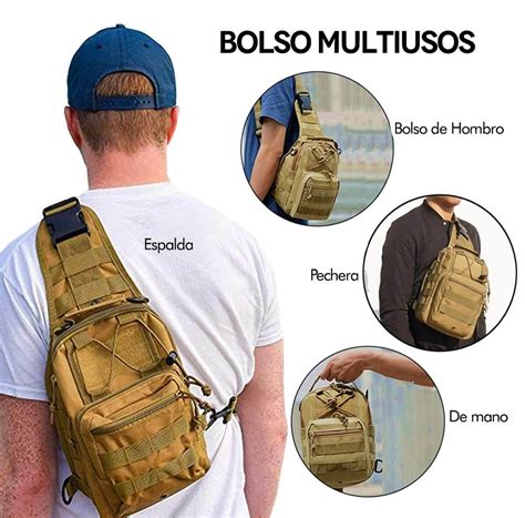 Pechera T Ctica Mariconera Bolso Militar Veta