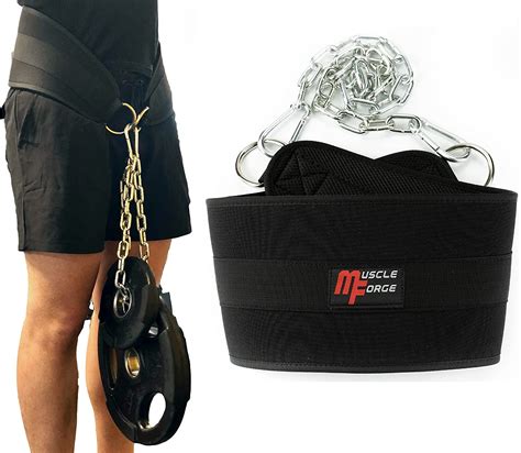 Muscleforge® Dip Belt Cintura Zavorra Fino A 240 Kg Con Una Catena E