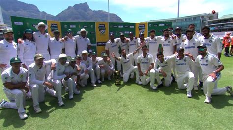 Presentation Ceremony Nd Test South Africa Vs India Sa Vs Ind Nd