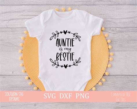 Tía Es Mi Bestie Svg Tía Svg Para Cricut Y Silueta Recién Etsy España