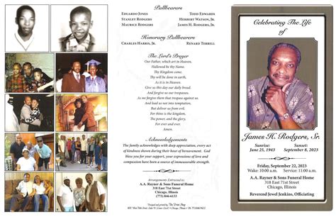 James H Rodgers Sr Obituary Aa Rayner And Sons Funeral Homes