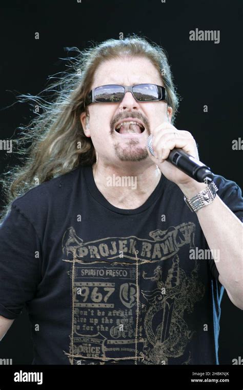 James Labrie Of Dream Theatre Performs On The Main Stage During The