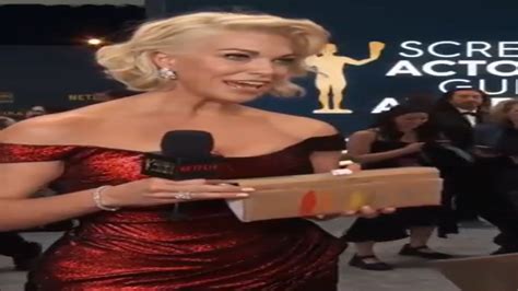 Hannah Waddingham Graces SAG Awards Red Carpet With Cardboard Purse