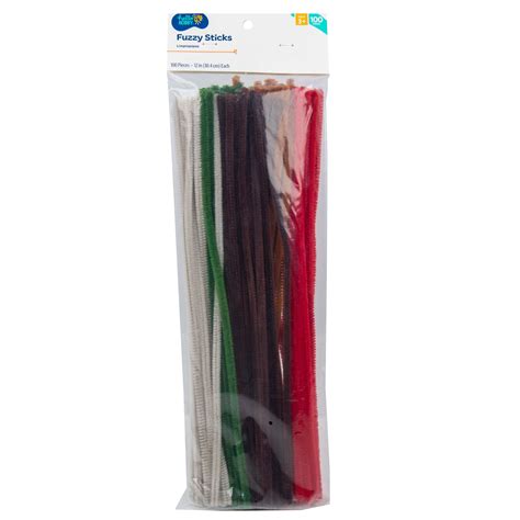 Hello Hobby Dark Fuzzy Sticks 100 Pack