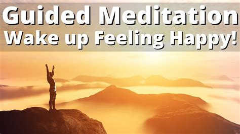 Morning Guided Meditation Wake Up Feeling Happy 10 Minute Morning Meditation Black Screen