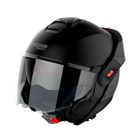 Capacete Escamote Vel N Classic Preto Fosco Nolan