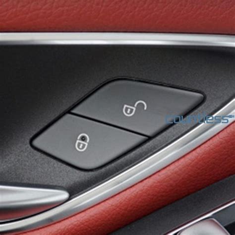 Central Door Lock Switch Button Cap Cover For Mercedes Benz