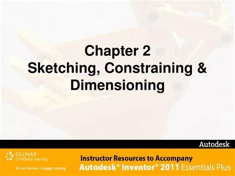 Ppt Chapter 2 Sketching Constraining And Dimensioning Powerpoint