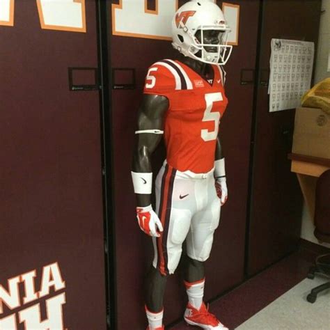 Virginia tech Orange uniforms | Football uniforms, Tech kit, Uniform