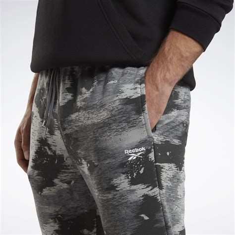 Reebok Identity Fleece Track Pants In Pure Grey 4 Reebok Official Uk