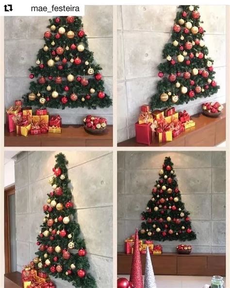 Rvore De Natal De Parede Ideias Como Fazer F Cil