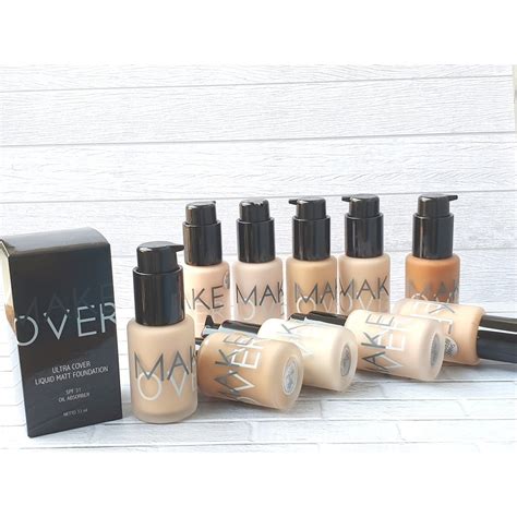 Jual Make Over Ultra Cover Liquid Matt Foundation Makeover Shopee