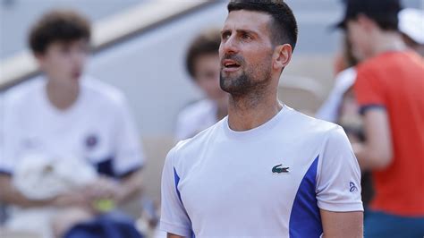 Roland Garros Novak Djokovic Annonce Du Lourd Le Sport