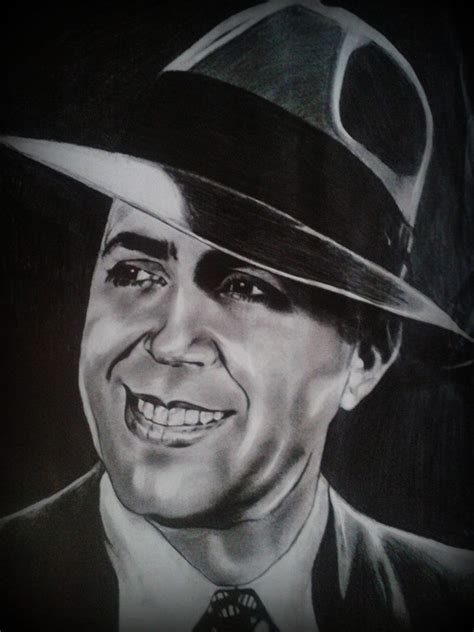 Carlos Gardel X Cm L Pices Rostros De Arte Gardel Carlos Retratos