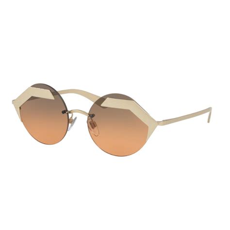 Bvlgari Bv Matte Pale Gold Pale Gold Sunglasses Woman