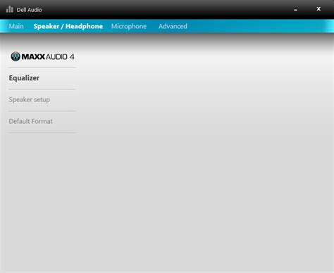 ‎Dell Audio - MaxxAudio 4 - Equalizer settings not available? | DELL ...