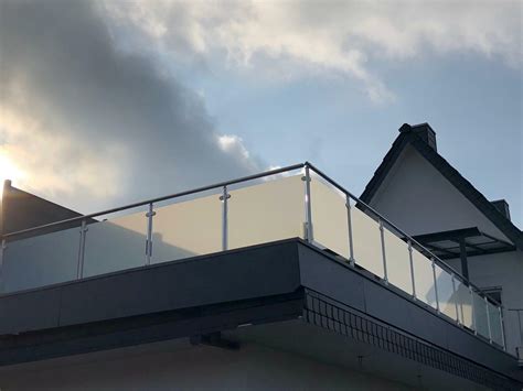 Balkongel Nder Edelstahl Gel Nder Treppe Terrasse V A Vsg Glas