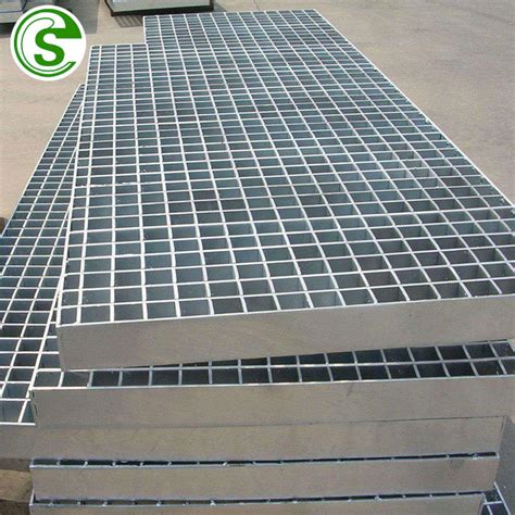 Industry Mill Finish Galvanized Finish Press Lock Steel Bar Grating For