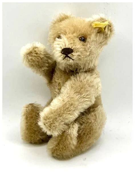 S Vintage Steiff Original Teddy Bear With Id Rsb Silver Ruby Lane