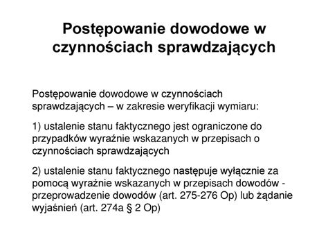 Postępowanie w sprawach wymiaru podatku 2 ppt pobierz