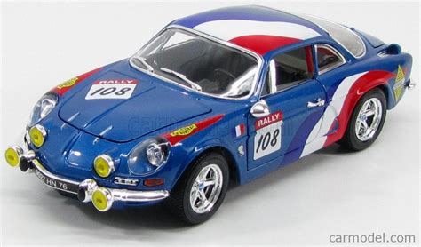 BURAGO 12033 Scale 1 16 RENAULT ALPINE A110 1600S N 108 RALLY 1971