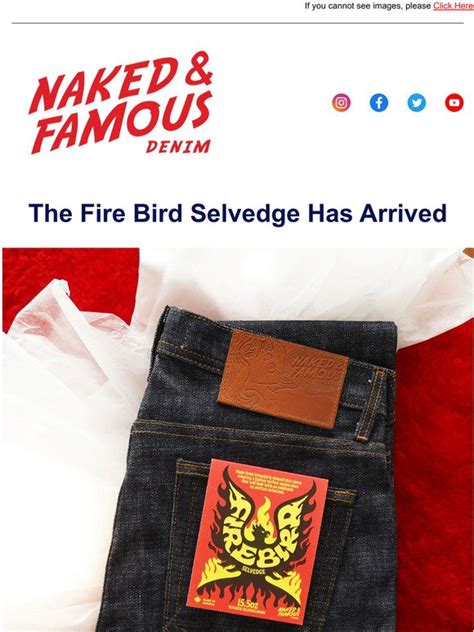 Naked And Famous Denim Just Released The Fire Bird Selvedge