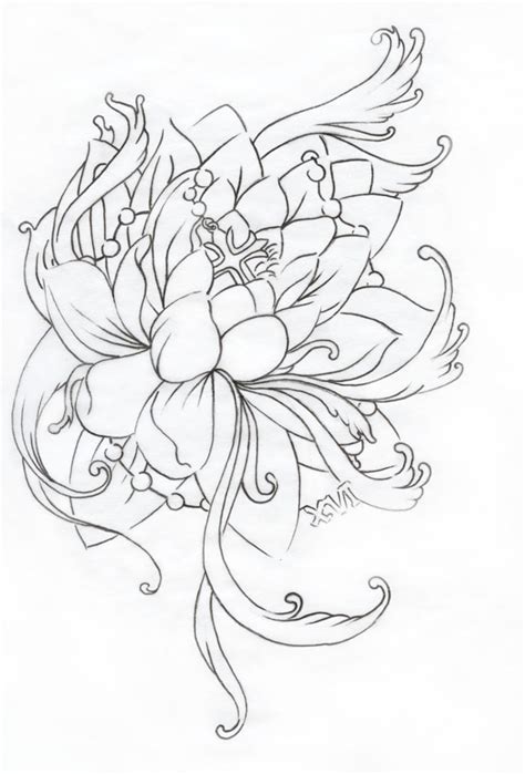 Free Lotus Flower Outline Download Free Lotus Flower Outline Png