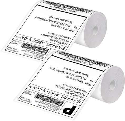 Polono Genuine 4 X 6 Direct Thermal Shipping Labels