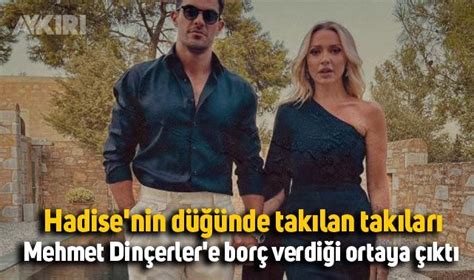 Hadise ve Mehmet Dinçerlerin takı olayında yeni gelişme Medya