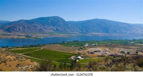 Beautiful Osoyoos Lake Located Bc Canada Stock Photo 1134761378 ...