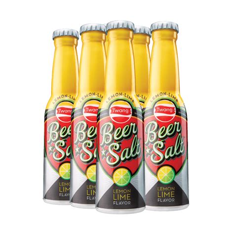 Lemon Lime Flavored Beer Salt 6ct Twang Store