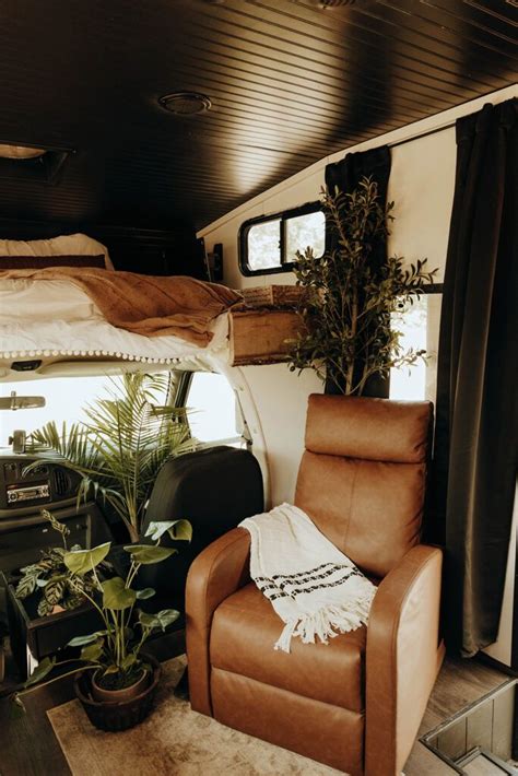 This moody RV interior includes a preserved moss wall | Rv interior, Camper interior design, Rv ...