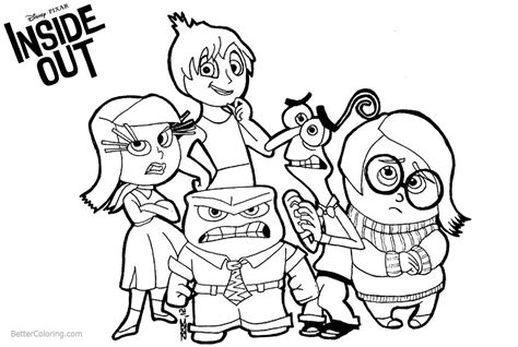 Coloring Pages Of Inside Out Characters Inside Out Hot Sex Picture