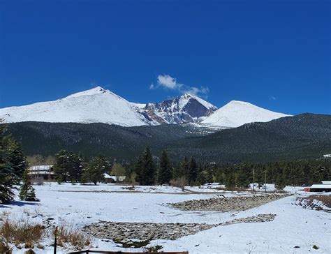 Mount Meeker And Longs Peak From The Peak To Peak Highway May 25th R