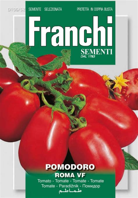 Tomate Roma Vf Tomatensamen Von Franchi Sementi