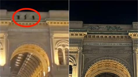 Follia In Duomo Tre Ragazzi Vandalizzano Il Tetto Della Galleria Video