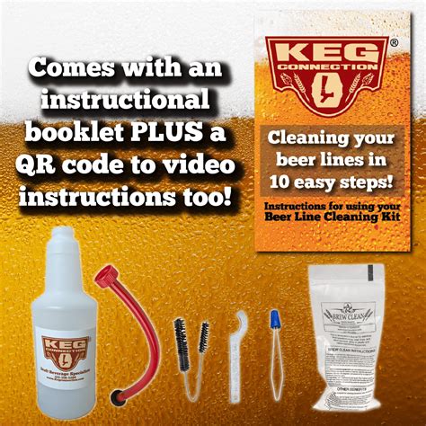 Kegconnection Kegerator Beer Line Cleaning Kit Easy And Safe To Use