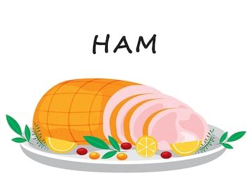 2 300 Ham Dinner Plate Illustrations Royalty Free Vector Clip Art