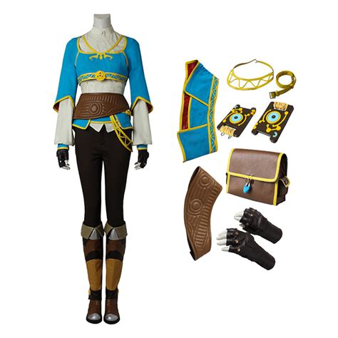 The Legend Of Zelda: Breath Of The Wild Princess Zelda Cosplay Costume ...