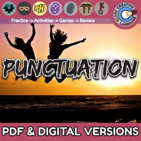 Advanced Punctuation Unit Bundle Clark Creative Education