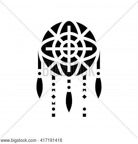 Dream Catcher Glyph Vector & Photo (Free Trial) | Bigstock