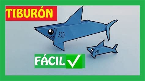 Cómo hacer TIBURONES de Origami FÁCIL Tiburón de Papiroflexia PASO