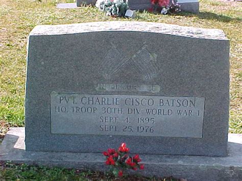 Charlie Cisco Batson 1895 1976 Find A Grave Memorial