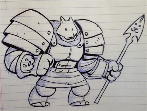 Inktober Day 27 Undertale Greater Dog