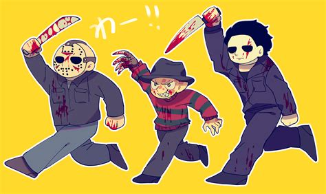 Jason Voorhees Freddy Krueger And Michael Myers Friday The 13th And