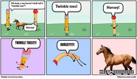 Twinkle toes horsey meme - Comic Studio