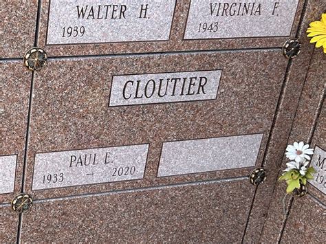 Paul E Cloutier 1933 2020 Find A Grave Memorial